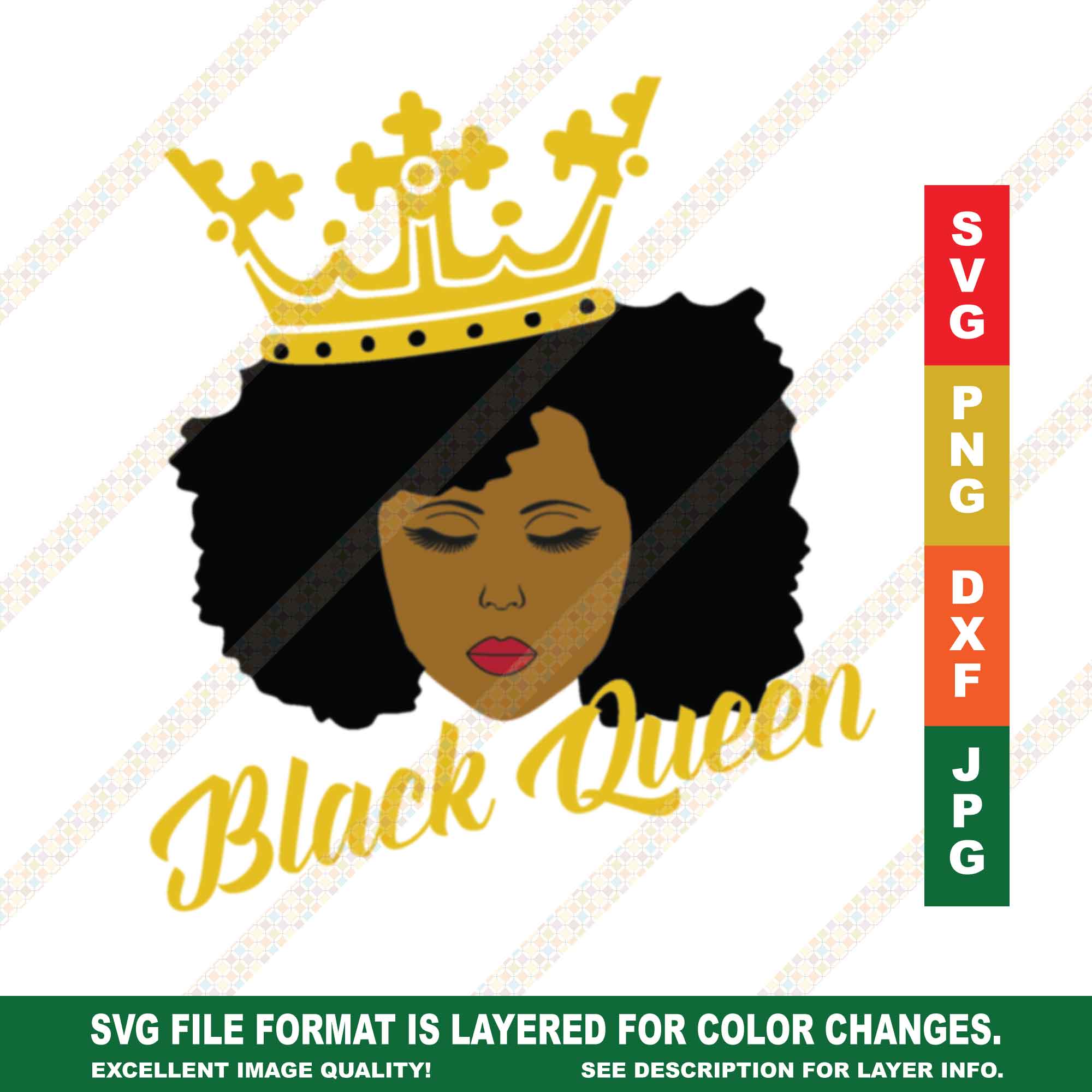 Black Queen SVG Cricut