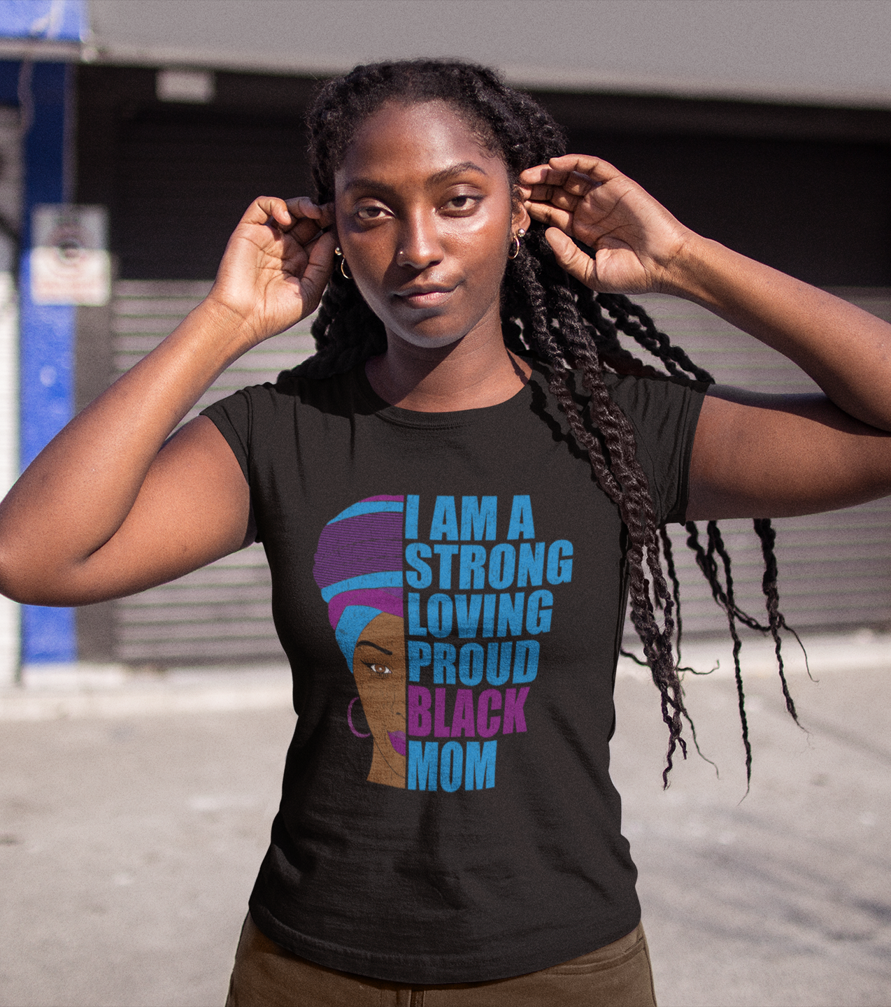 Strong Black Mom Mother's Day Shirt