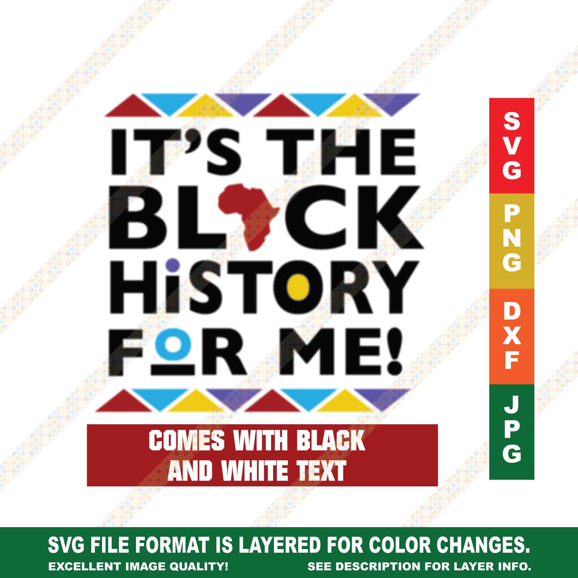 It's The Black History For Me SVG