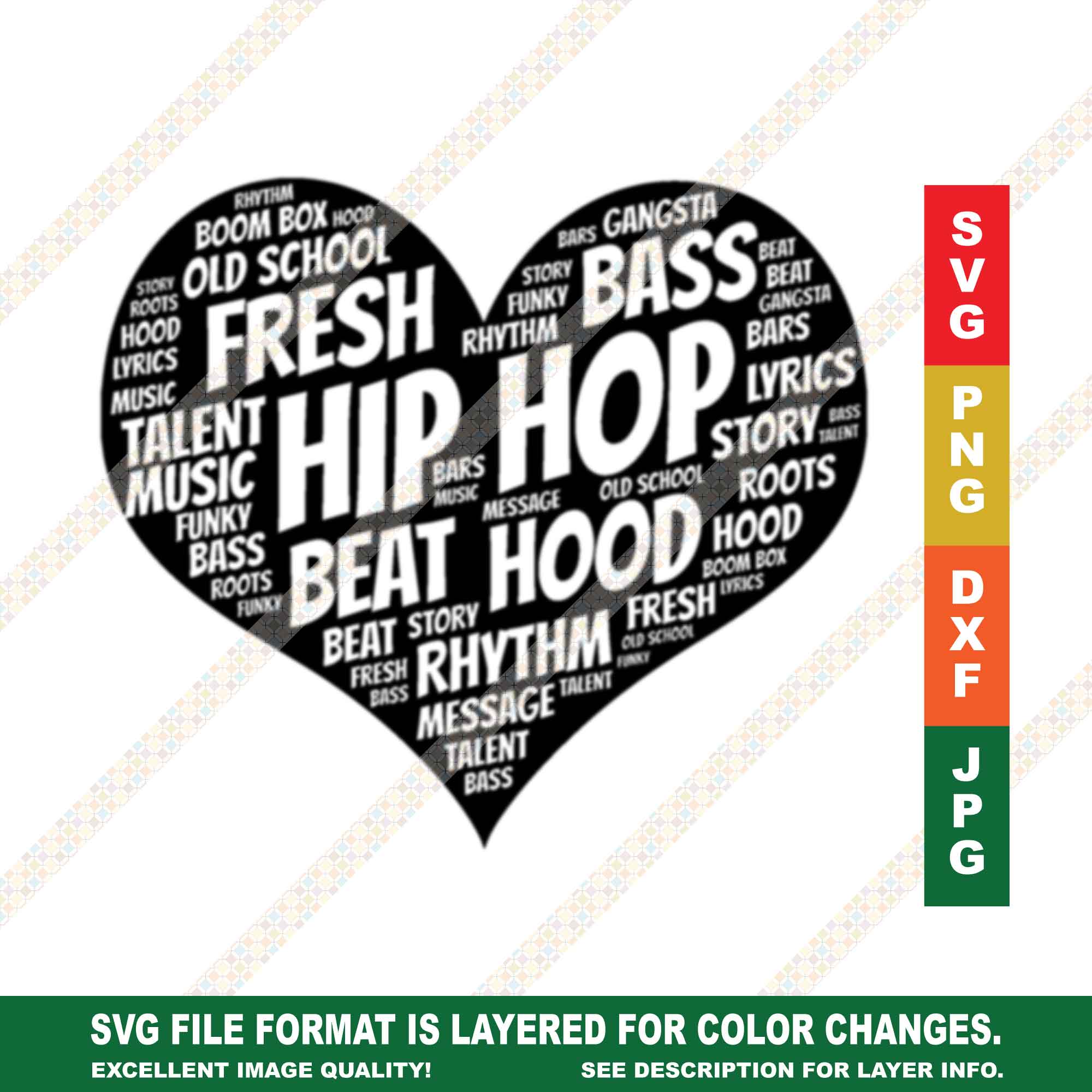 Hip Hop SVG for Cricut