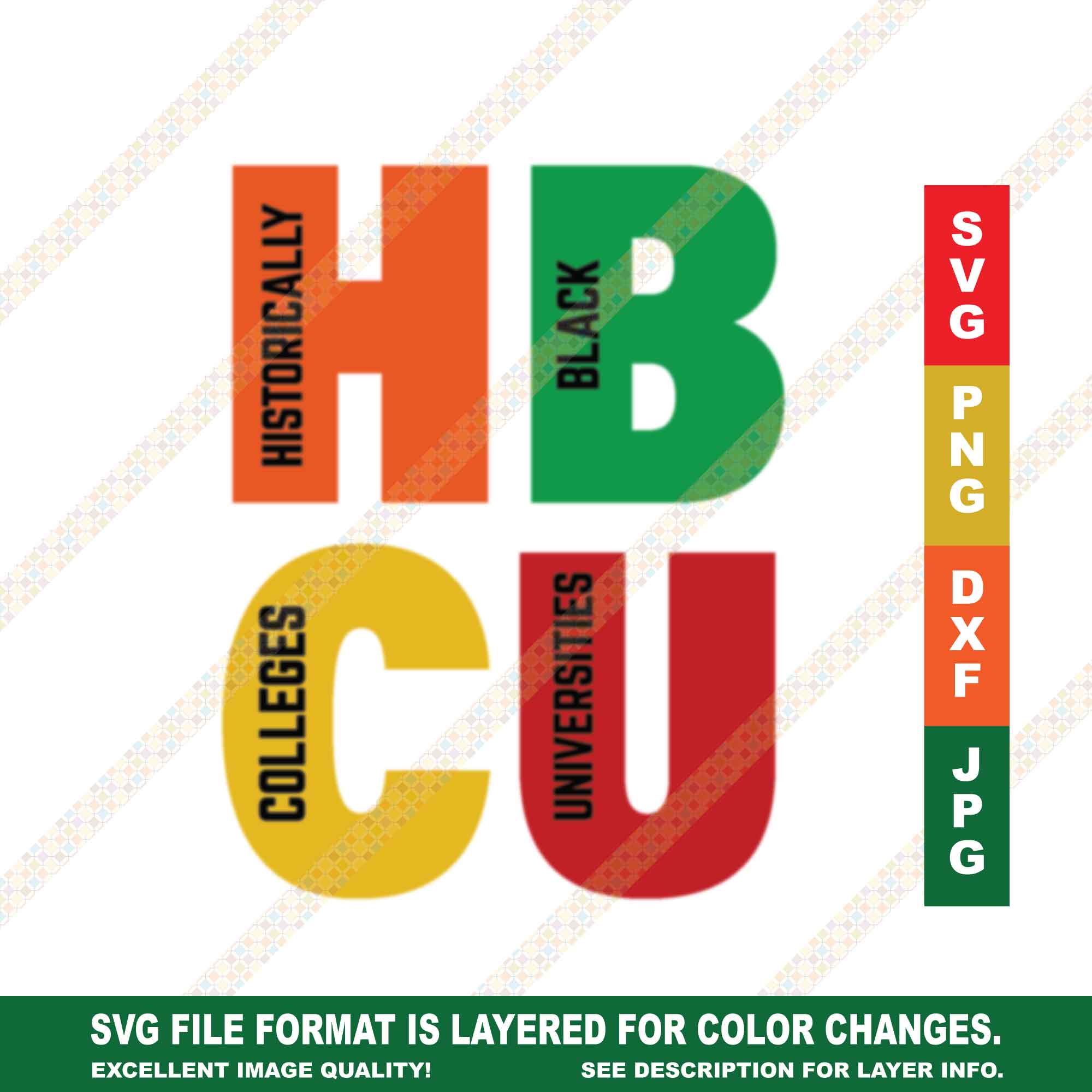 HBCU Stacked SVG