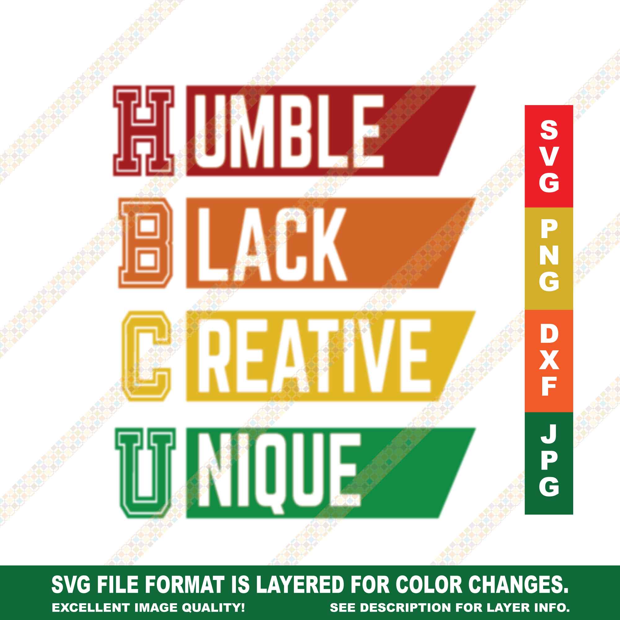 HBCU Humble Black Creative SVG
